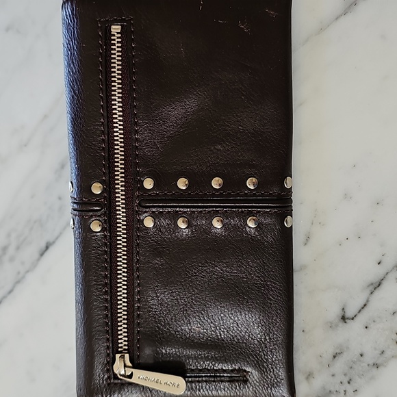 Vintage Michael Kors Leather Studded Wallet - Picture 8 of 11